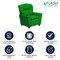 Flash Furniture Kids Recliner, 25" to 39" x 28", Upholstery Color: Green, Weight Capacity: 90 lb. BT-7950-KID-GRN-GG - alternate 6